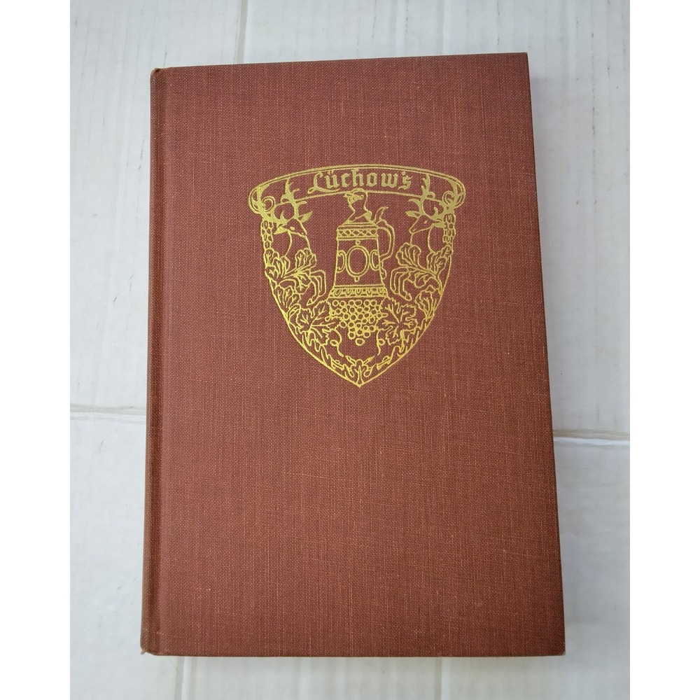 Luchow's German Cookbook Jan Mitchell Ludwig Bemelmans Hardcover 1952 Vintage